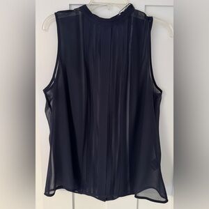 Reiss Midnight Sheer Panel Top